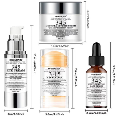 HISENRAIN 345 Skincare Set – Ceramide, Retinol & Hyaluronic Acid Formula