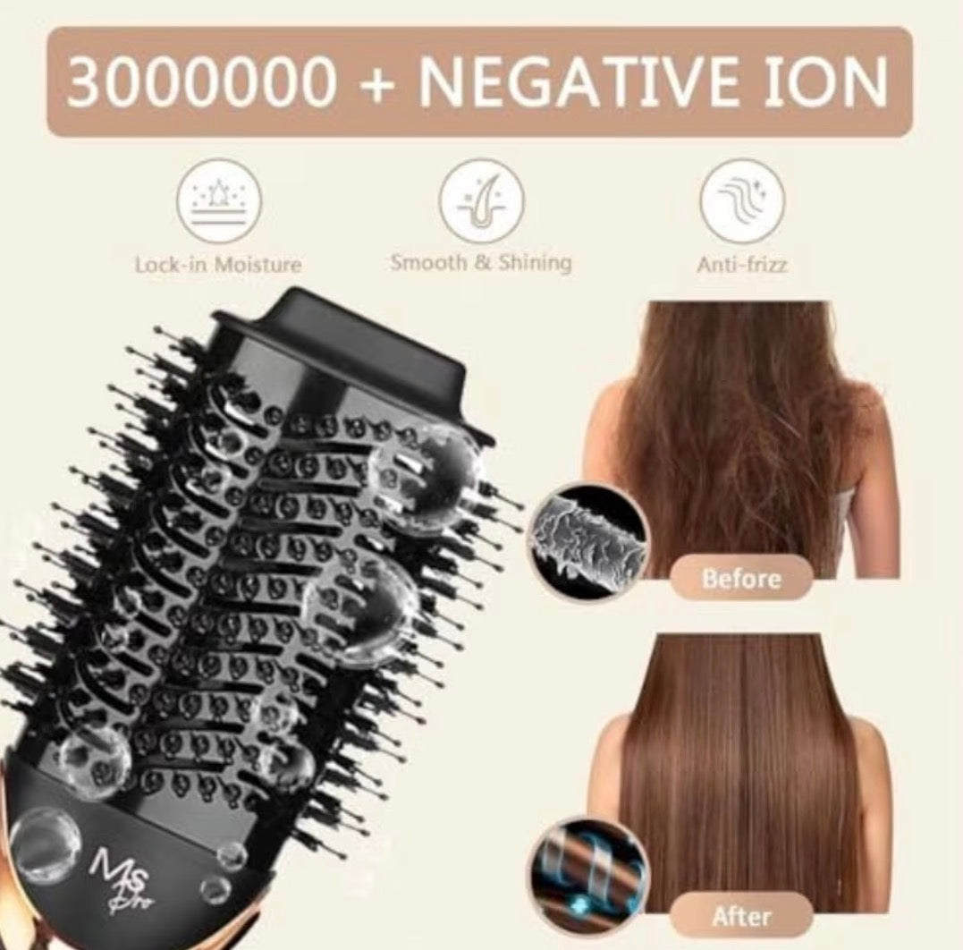 2-in-1 Hot Air Styler & Ionic Hair Dryer – Dry, Smooth & Curl with Ease