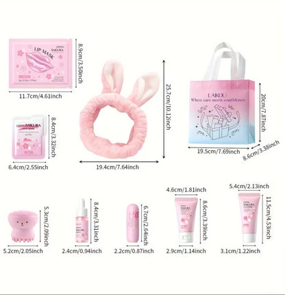 LAIKOU Sakura 17-Piece Complete Beauty Gift Set