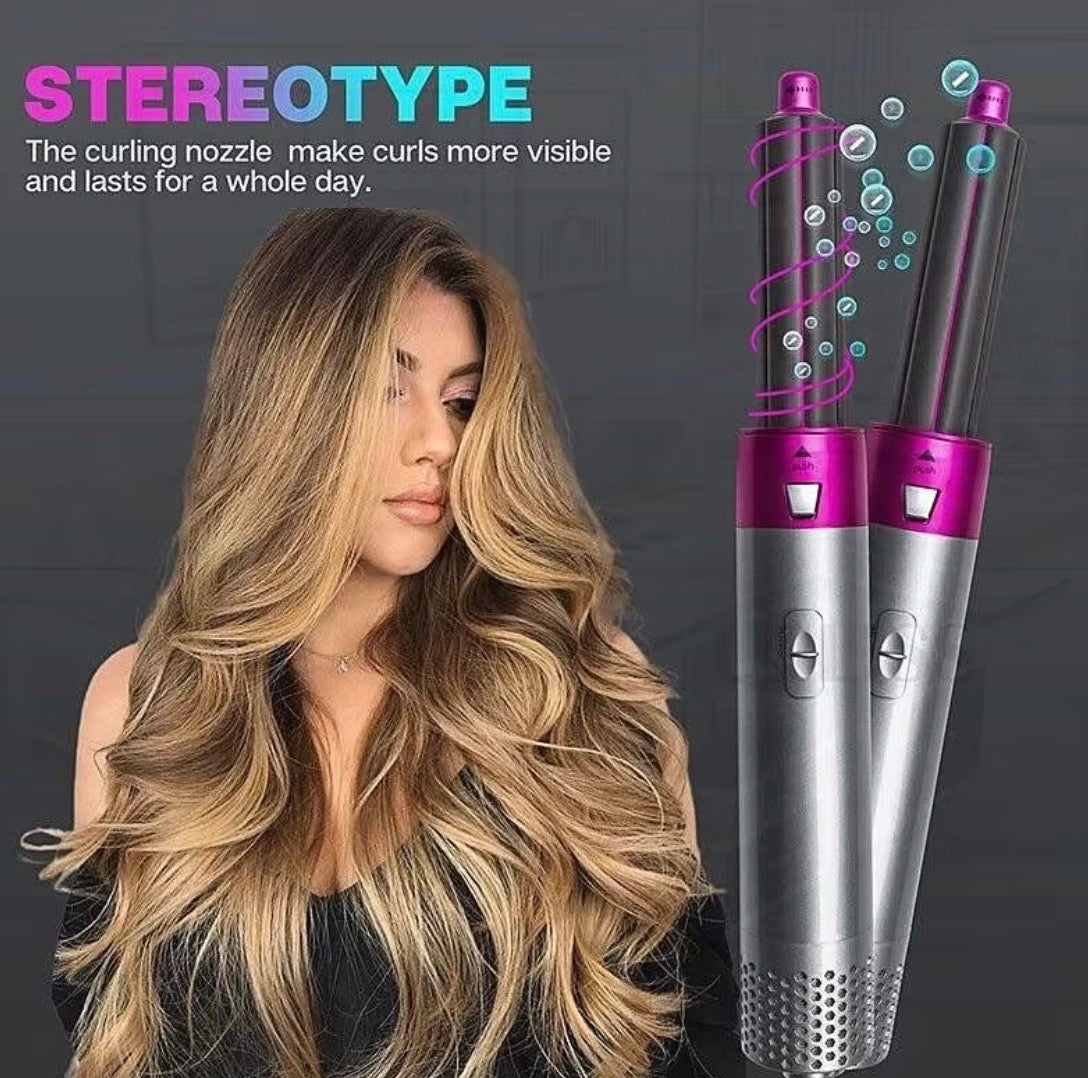 5-in-1 Hair Straightening Brush – Effortless Styling for Every Day