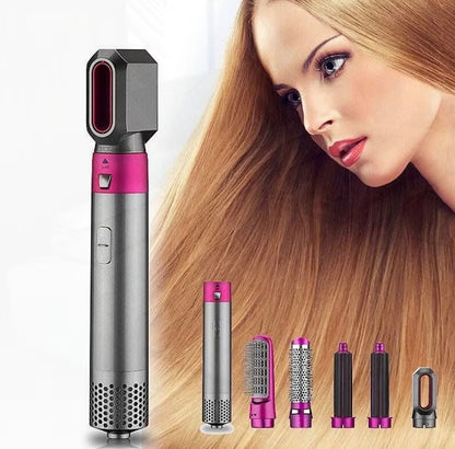 5-in-1 Hair Straightening Brush – Effortless Styling for Every Day