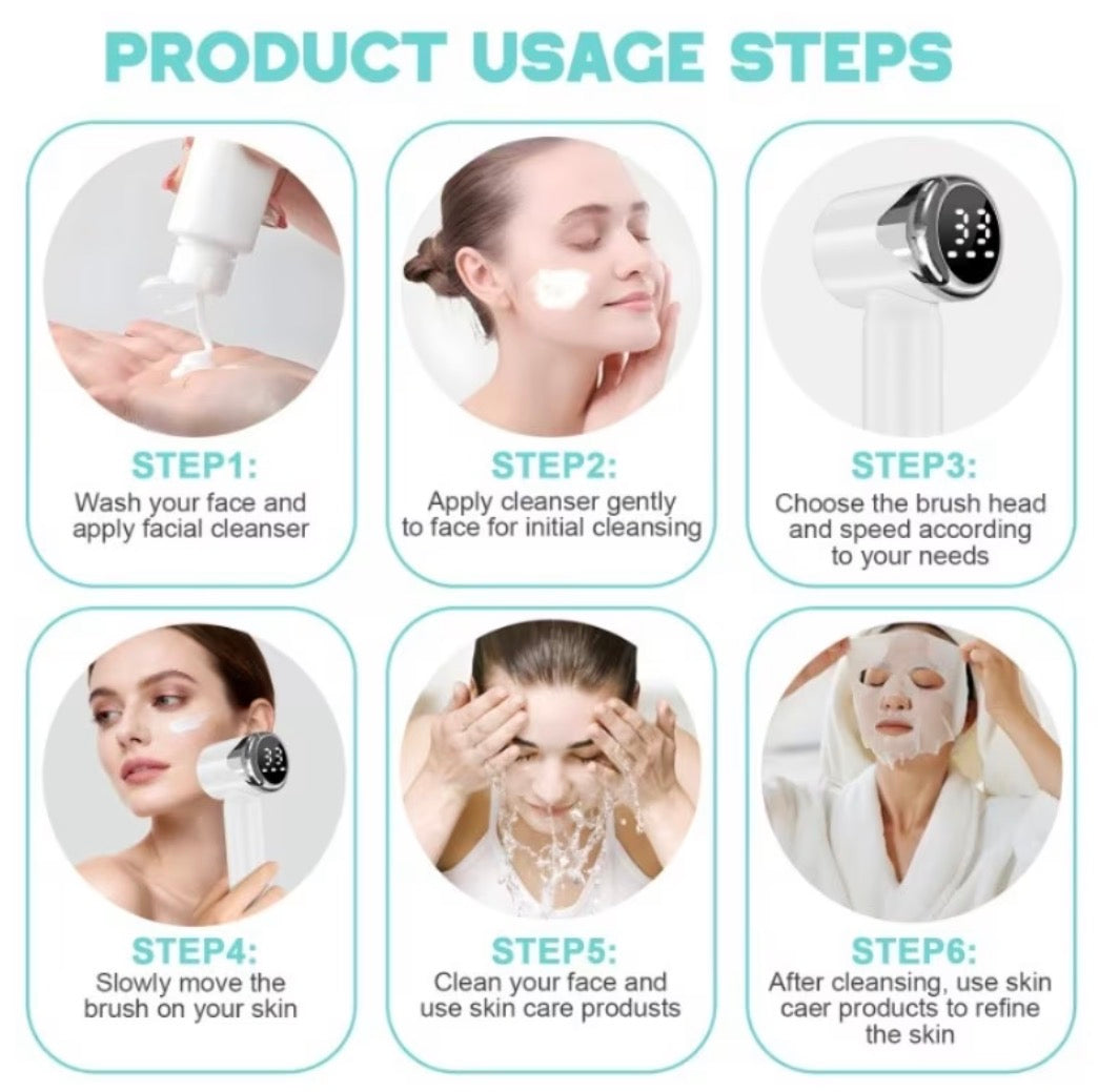 6-in-1 Facial Cleansing Brush