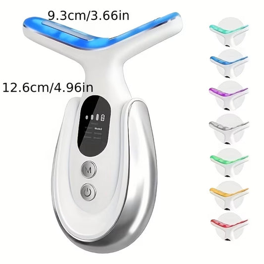 7-Color LED Neck & Face Sculpting Device