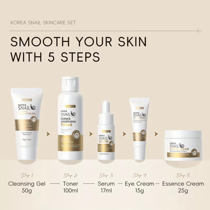 Korea Snail Skincare Set – Complete Hydration & Renewal Collection
