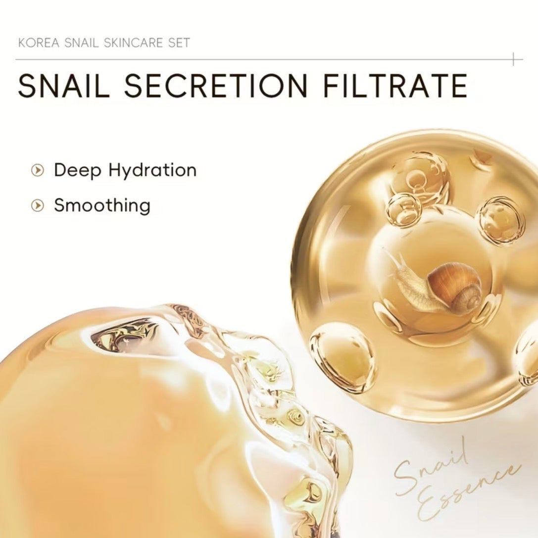 Korea Snail Skincare Set – Complete Hydration & Renewal Collection