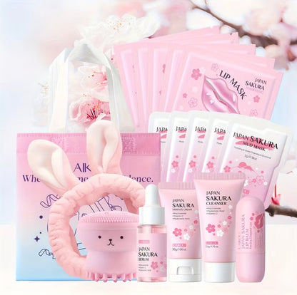 LAIKOU Sakura 17-Piece Complete Beauty Gift Set