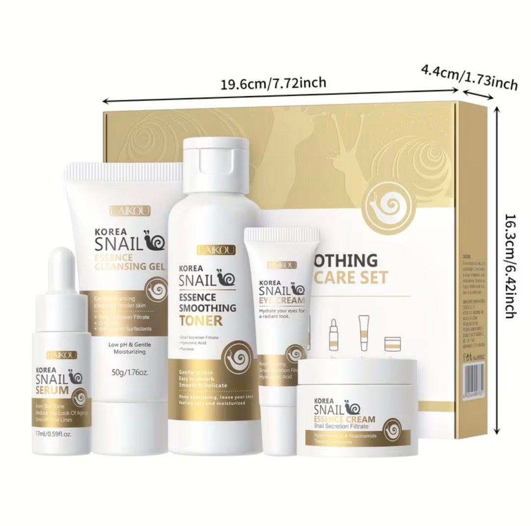 Korea Snail Skincare Set – Complete Hydration & Renewal Collection