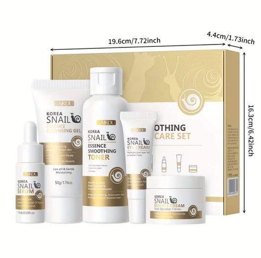 Korea Snail Skincare Set – Complete Hydration & Renewal Collection