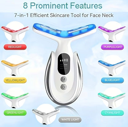 7-Color LED Neck & Face Sculpting Device
