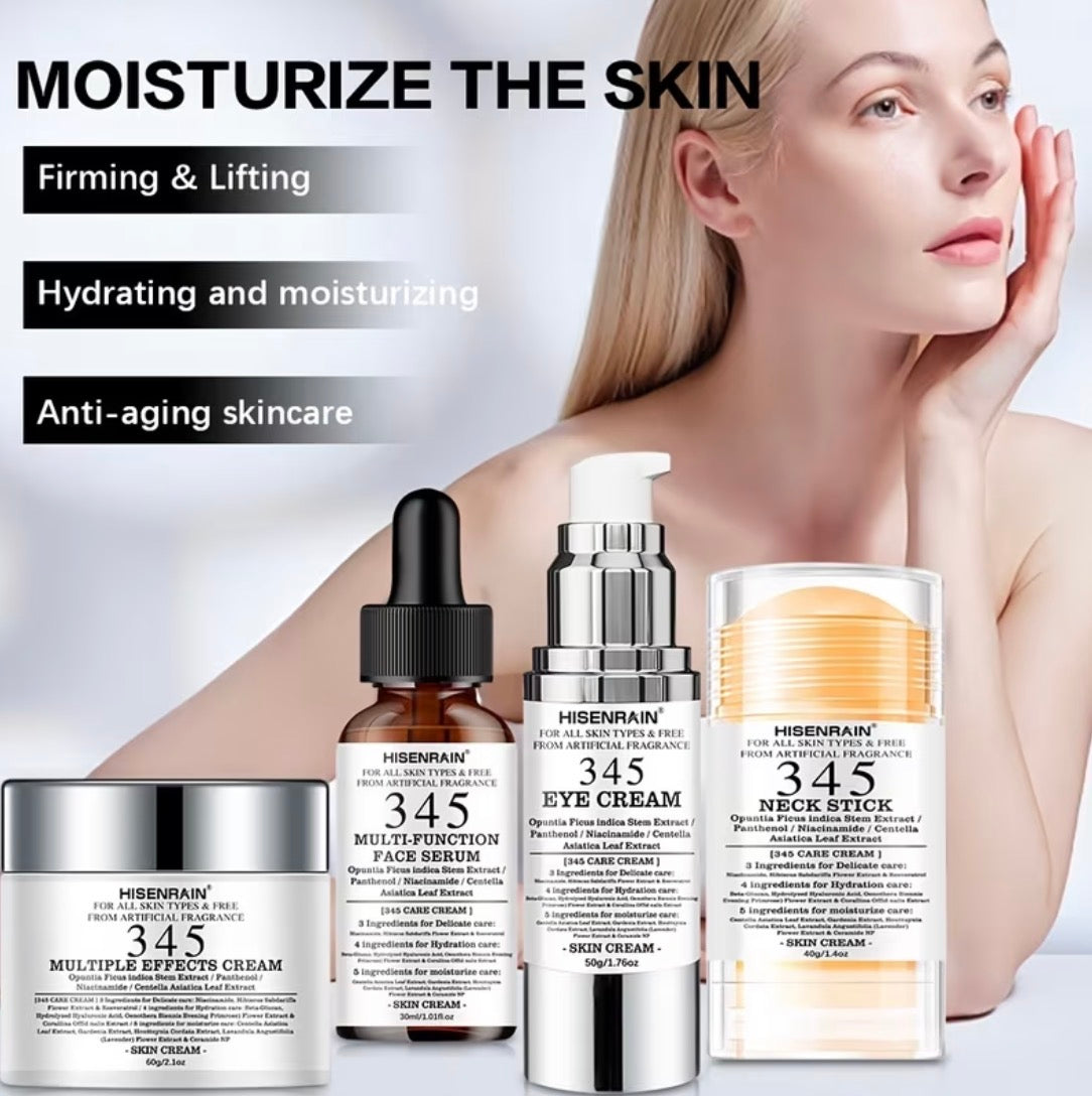 HISENRAIN 345 Skincare Set – Ceramide, Retinol & Hyaluronic Acid Formula