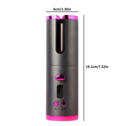 USB Rechargeable Automatic Curling Iron – Effortless Curls Anywhere