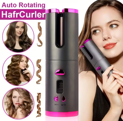 USB Rechargeable Automatic Curling Iron – Effortless Curls Anywhere